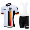 German cycling team clothing 9D pad shorts custom bike jersey set