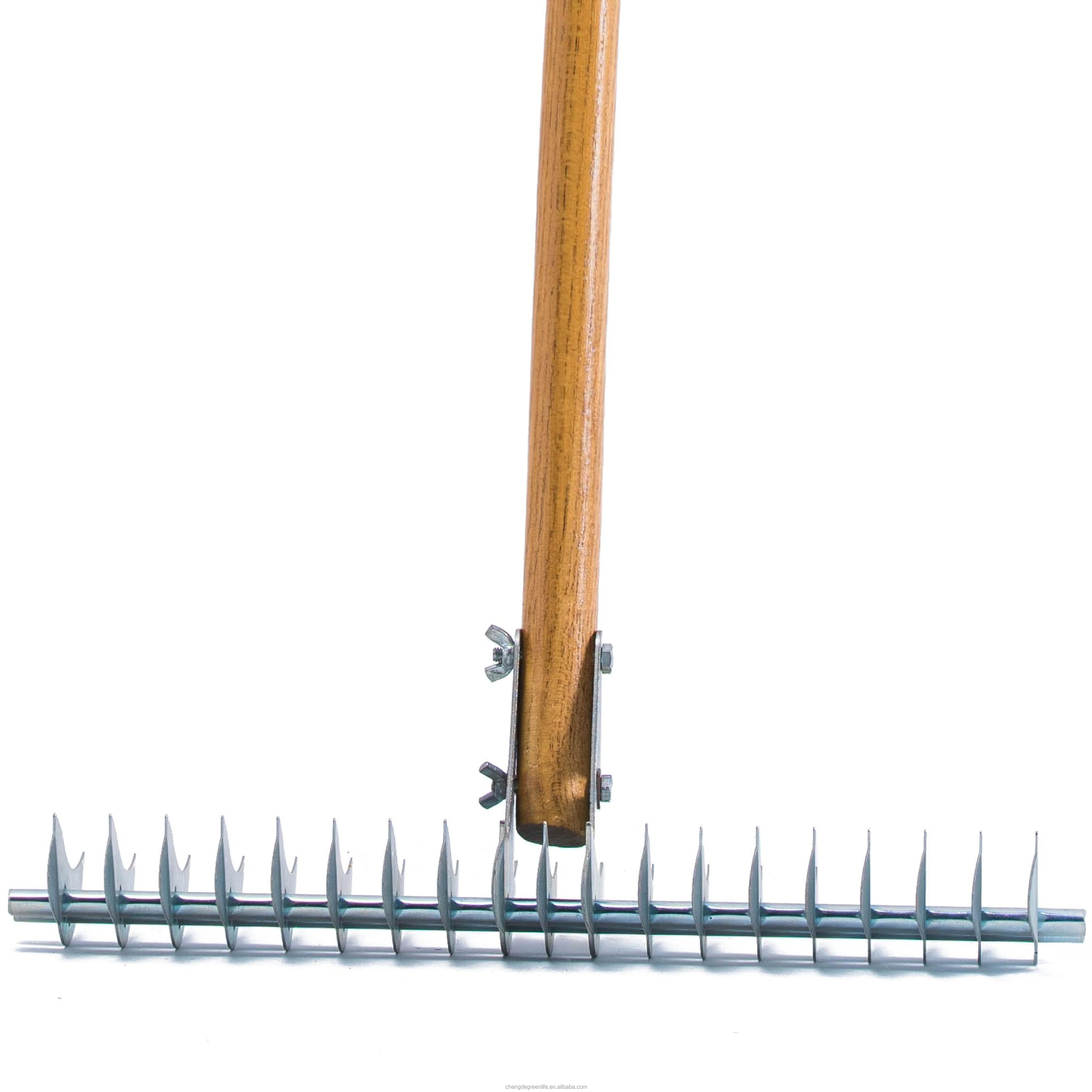 Thatching Rake Long Wood Handle - Buy Long Handle Thatching Rake,Wood ...