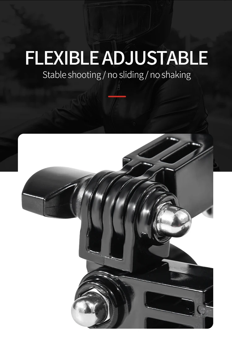 MOTOWOLF Helmet Bracket Driving Recorder Rotation Portable Helmet Camera Mount  Helmet Holder