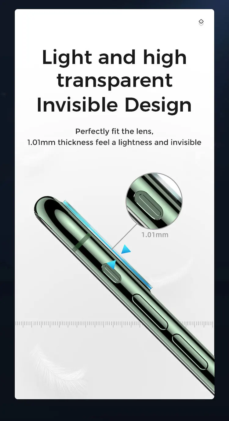 JOYROOM screen camera lens protector for iphone 11