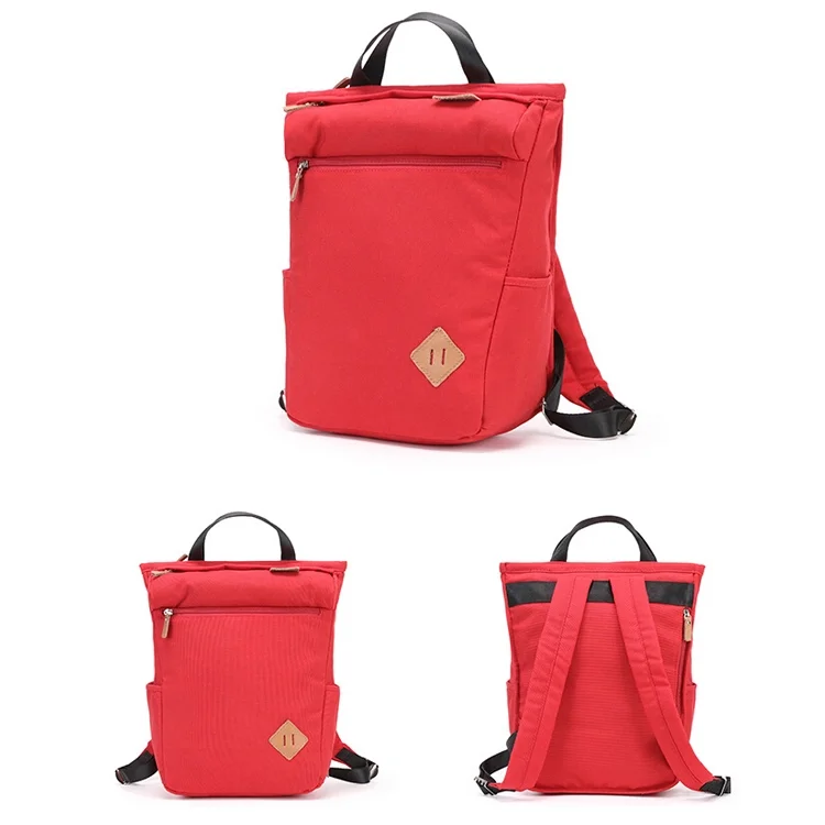 canvas school backpack