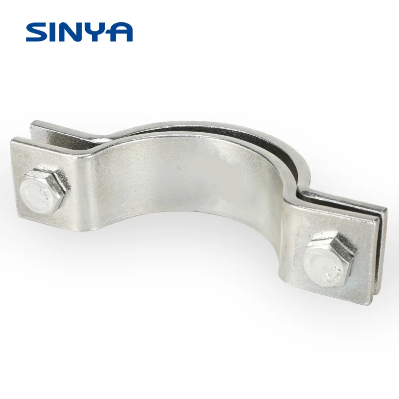Light Type With Bolt Nut Stainless Steel Carbon Steel Metal Tube Pipe