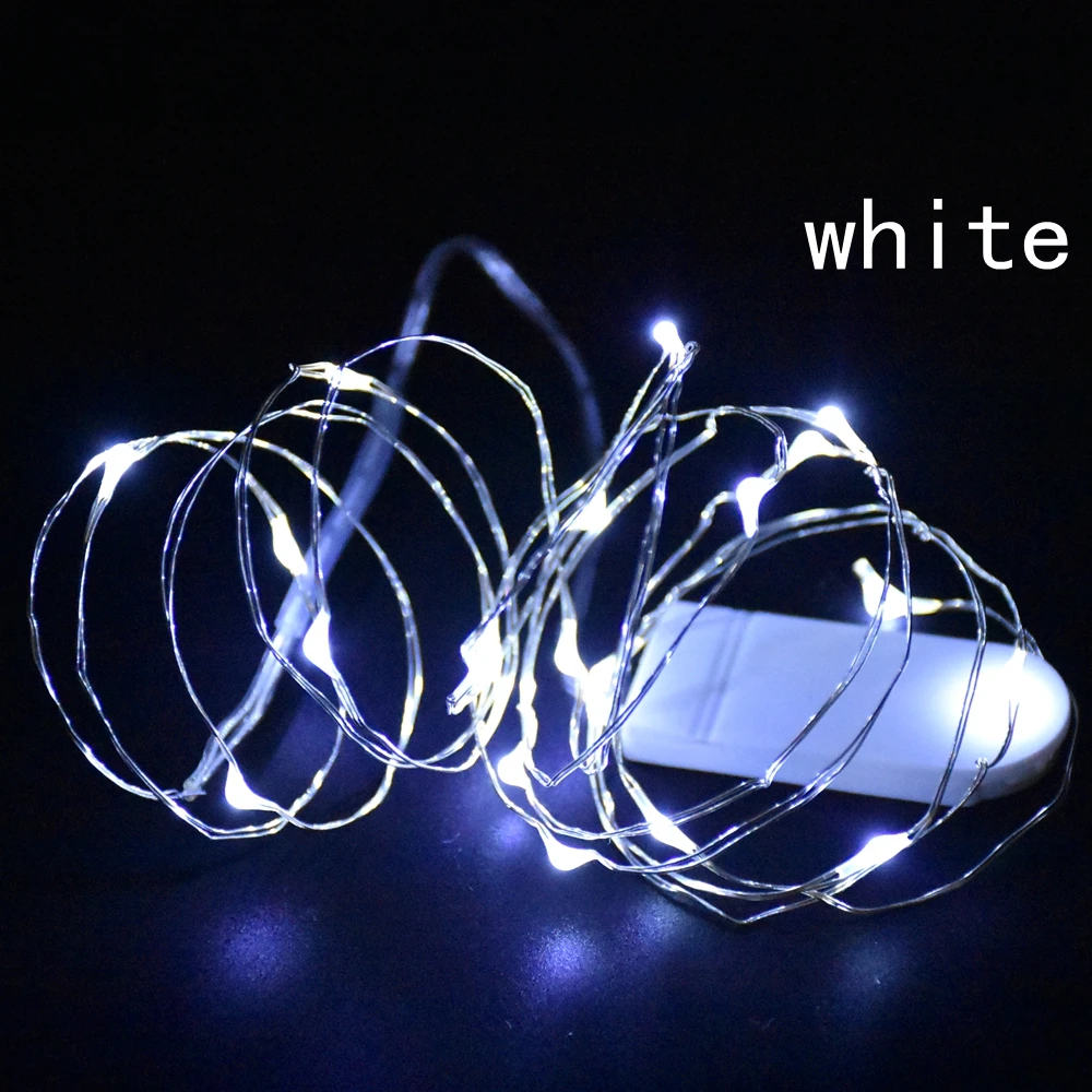 Christmas Festival Decoration 1M 10Leds 2M 20Led Mini Micro LED Copper Wire Light Battery Operated Led Strip String Fairy Lights supplier