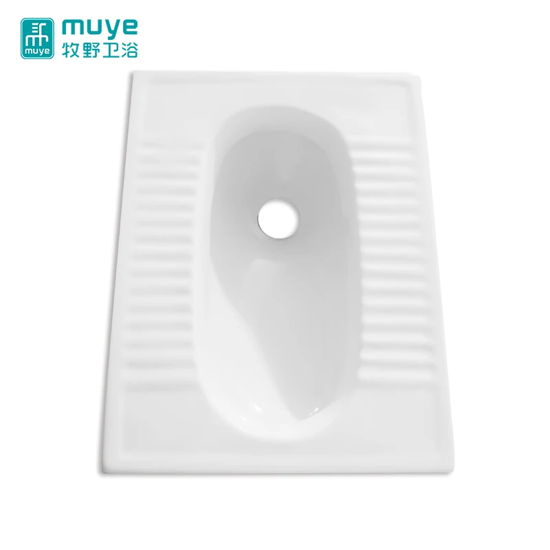 
2019 Chinese Modern Porcelain Bathroom Standard Size Price Flush Squat Toilet 