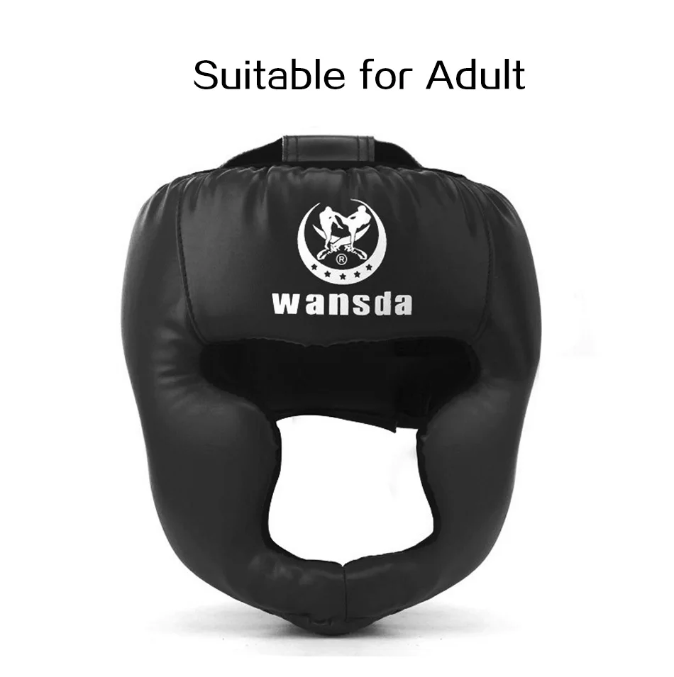 Sanda Helmets with Face Protector Sanda Head Guard Taekwondo Head Mask Adult Children's Karate Head Guard