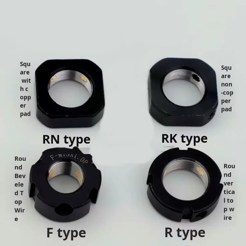 product hd lock nut collection f type r type rn type square precision top ball screw bearing spindle retaining fine thread cap 15-18