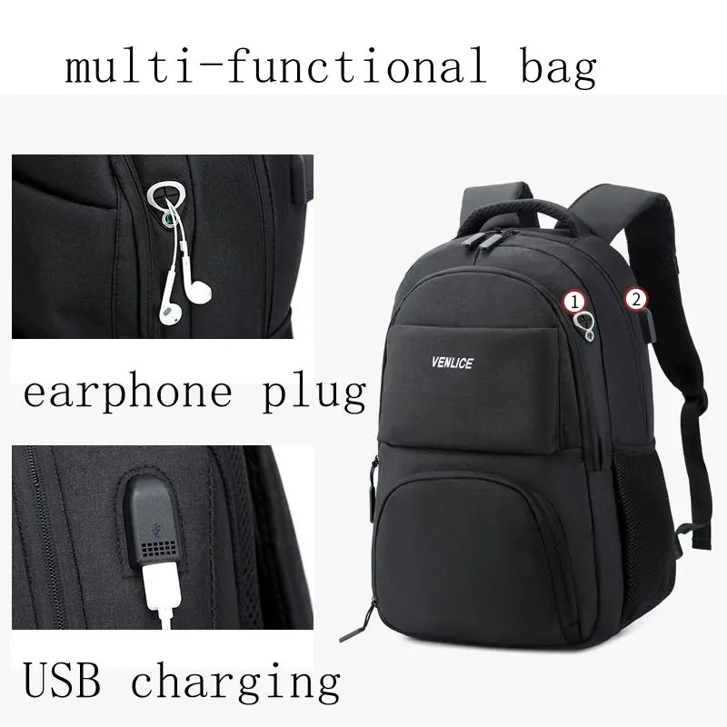 Multi-functional laptop bag customized business laptop backpack
