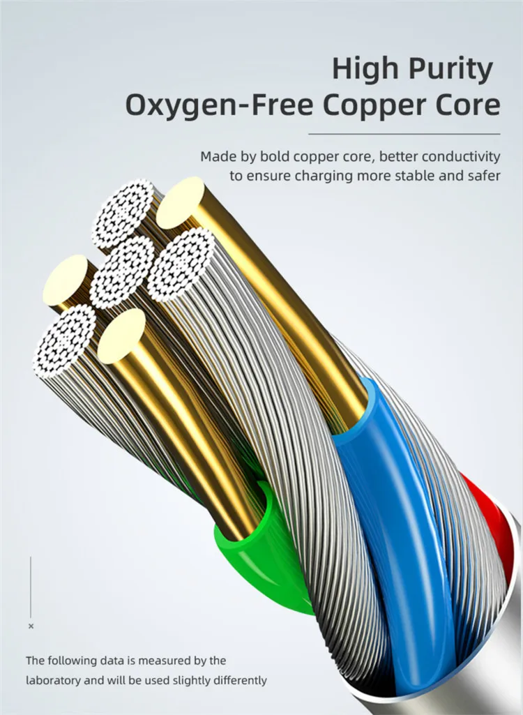 Amazon hot sale 3A Fast Charging 1.25M 3 In 1 USB C Cable to Light ning For iPhone 12 USB C to MIcro Type C Charging Cable - ANKUX.COM