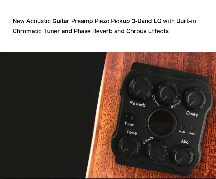 Rotate Reverb Delay Mic Resonant Effects And Chrous Effects Acoustic
