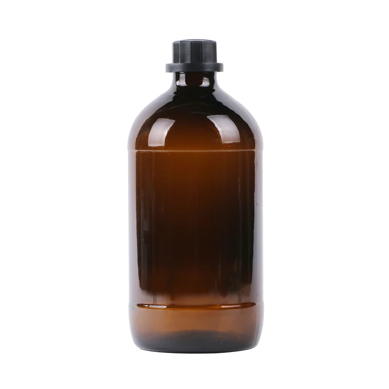1 Liter 2.5 Liter Amber Chemical Glass Reagent Bottle For Laboratory