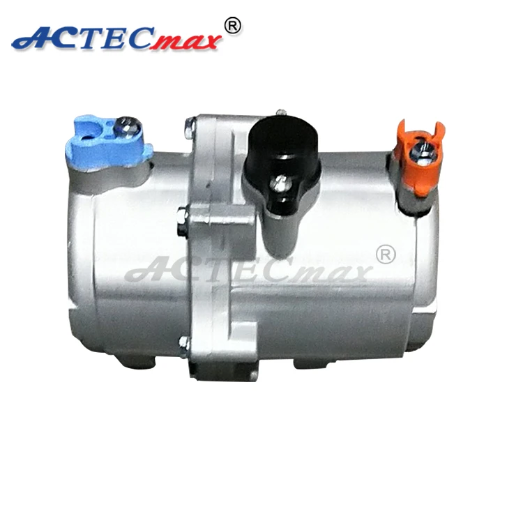 Actecmax R134a Electric Vehicle Ac Compressor Auto 12v Electric Ac