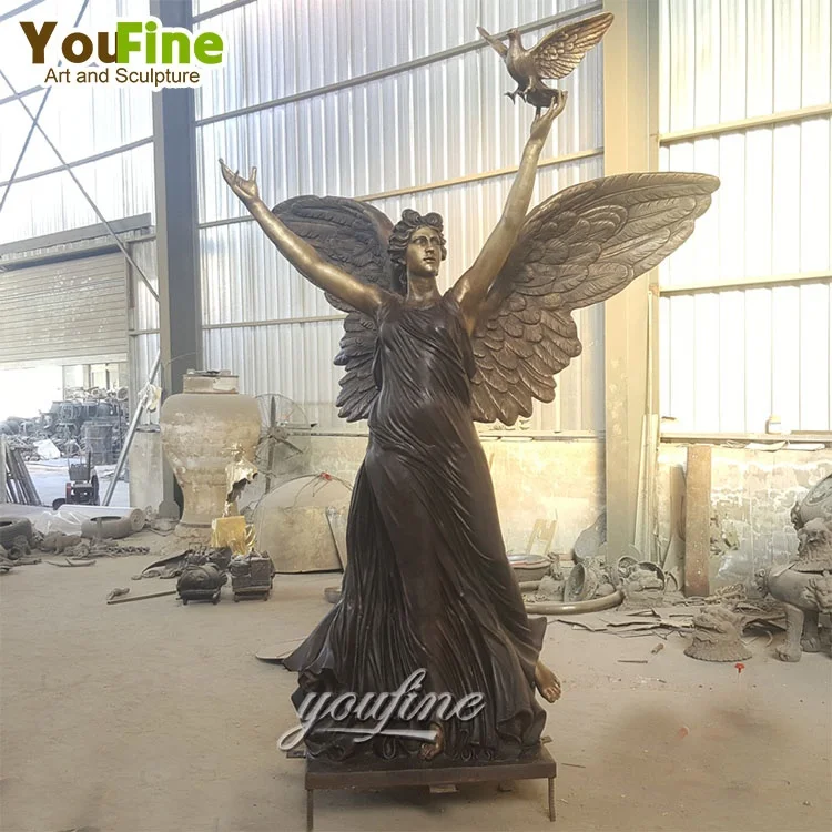 Outdoor Life Size Bronze Angel Statue Sculpture For Sale Buy Bronze