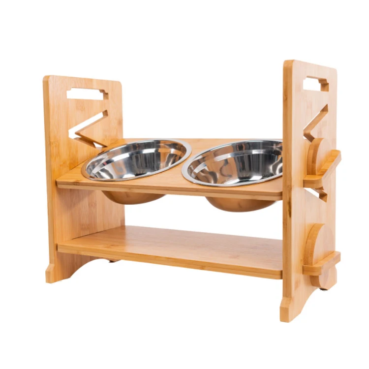 

Hot Two Bowls Pet Dining Table,300 Pieces