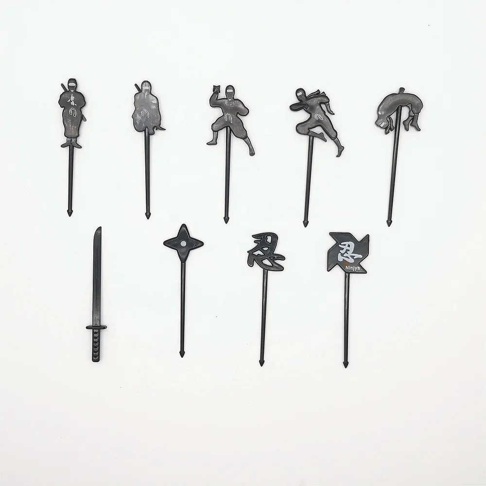 
Bento Pick Plastic Ninja Food Pick 