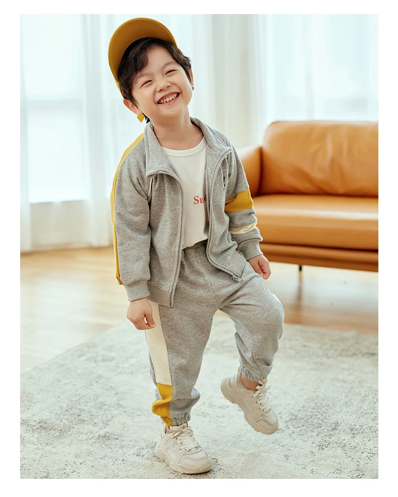 Baby Boys Fashion Jogger Set Toddler Letter Printing Clothing Baby