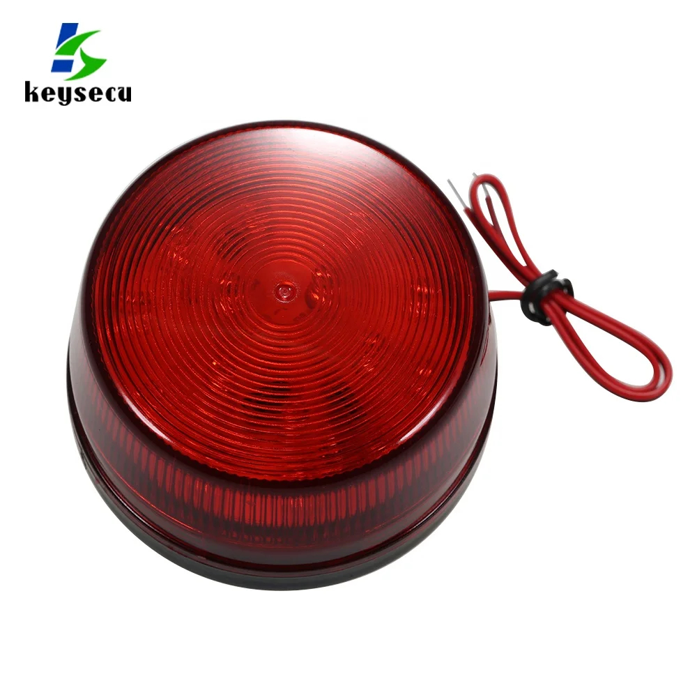 Keysecu 12v 120ma Wired Alarm Strobe Signal Siren Safety Warning Led