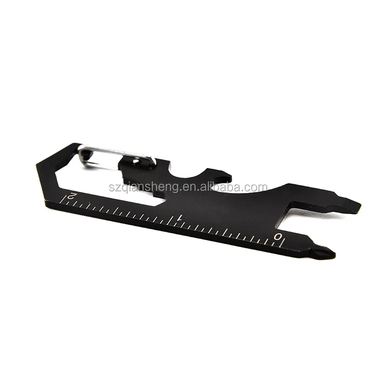 Outdoor Stainless Steel Multi-function Tool Card & Keyfinder Keychain - Oem