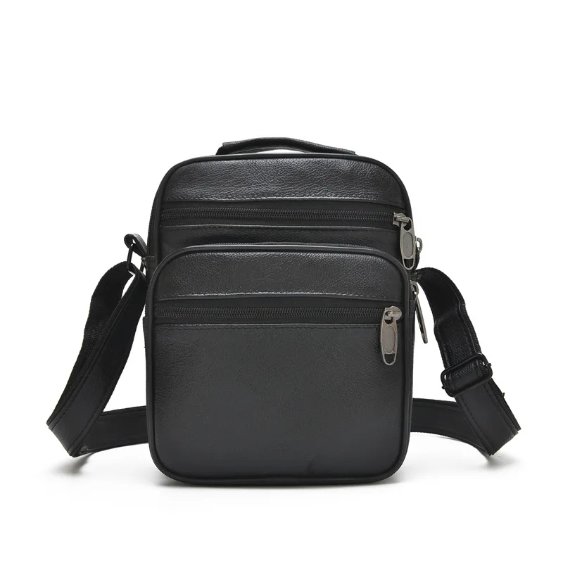 Zonxan Good Quality Various Colors Cowhide/Polyester Lining Modern Messenger  Crossbody Bag Men Custom Shoulder Bag - China Bag and Handbag price