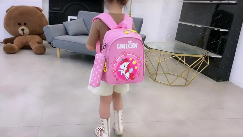 Children's Cartoon Backpack for Teenager Cute Kindergarten Schoolbag Suitable 2-10 Years Old Kids Children's Cartoon Backpack for Teenager Cute Kindergarten Schoolbag Suitable 2-10 Years Old Kids