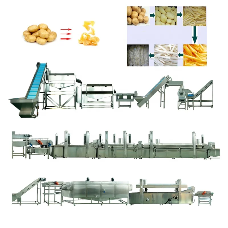 Automatic potato french fries cutting machine cut potato machine