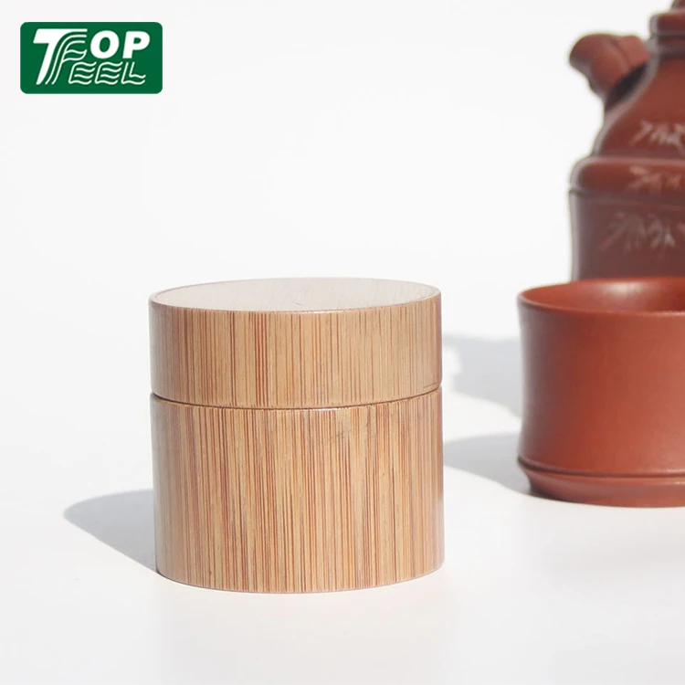 Wholesale 3g 5g 10g 15g 20g 30g 50g Bamboo Wooden Cosmetic Packaging Container Cream Jar With PP Inner