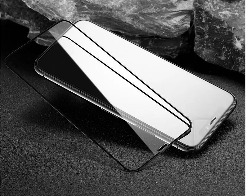 2.5D Full Coverage Film Anti-Fingerprint 9H Hardness Gorilla Glass for Samsung Tempered Glass Screen Protector for iphone