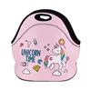 Factory Directly Supply Waterproof Customized Cute Animal Printing Lunch Bags for Kids with Pink Color