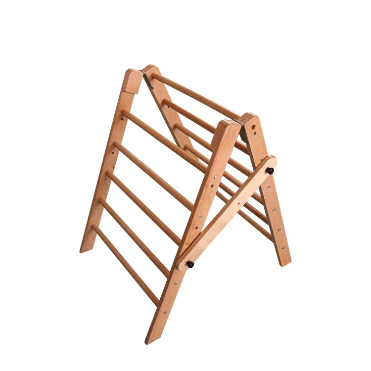 蒙特梭利木制室内三角儿童攀登梯子儿童攀登玩具