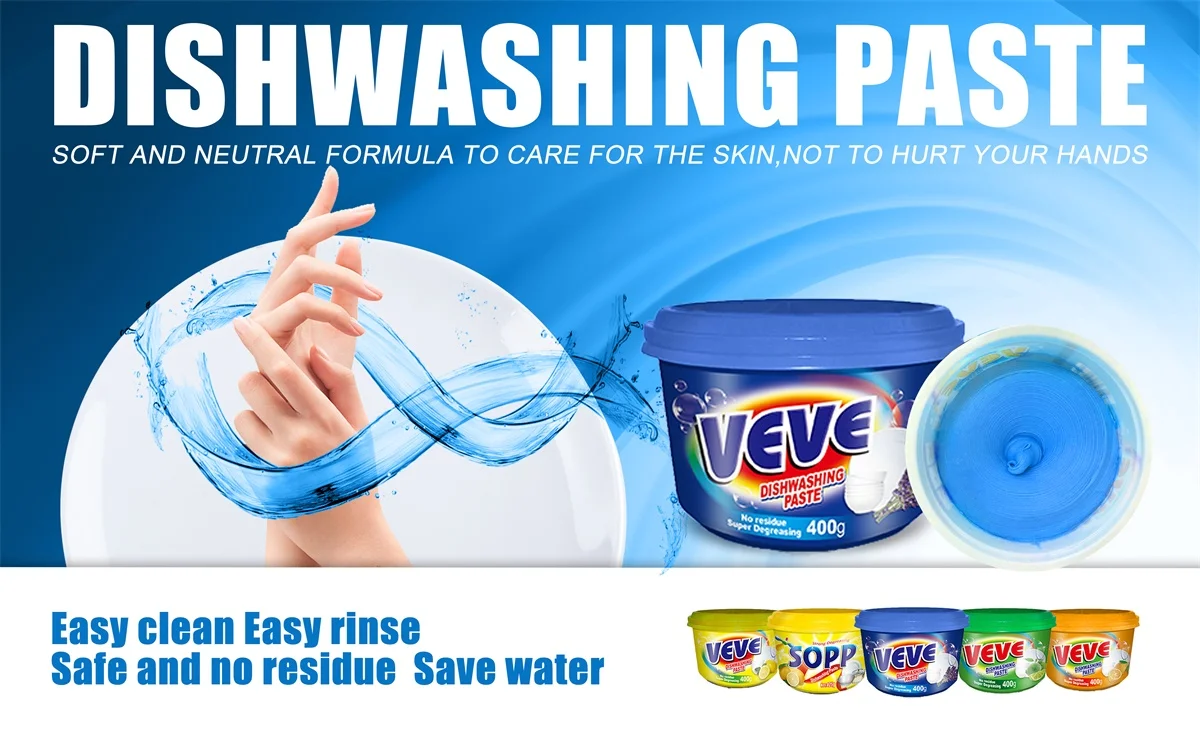 200g Dishwash Paste Detergent Antibacterial Ecofriend Protected Skin