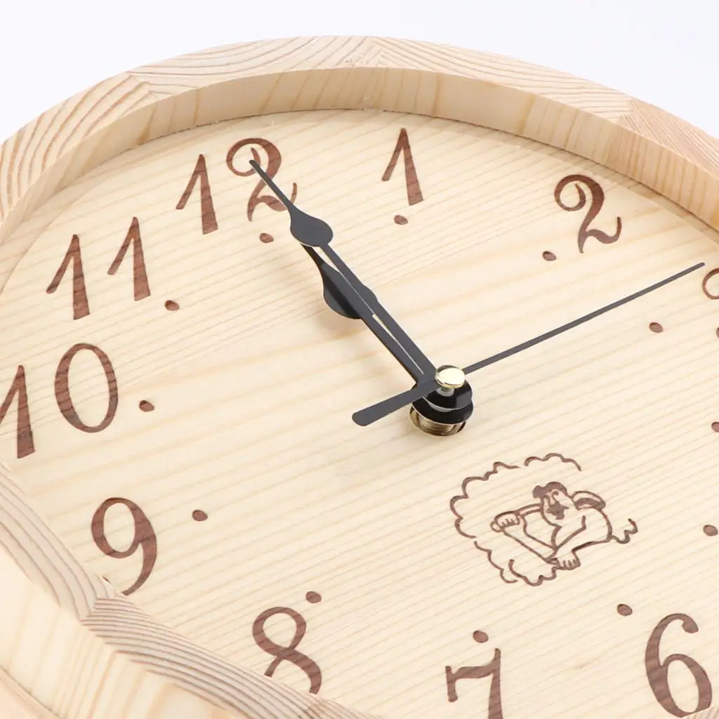 Wooden Sauna Clock Sauna Timer Clock Sauna Room Accessory For A Outdoor ...