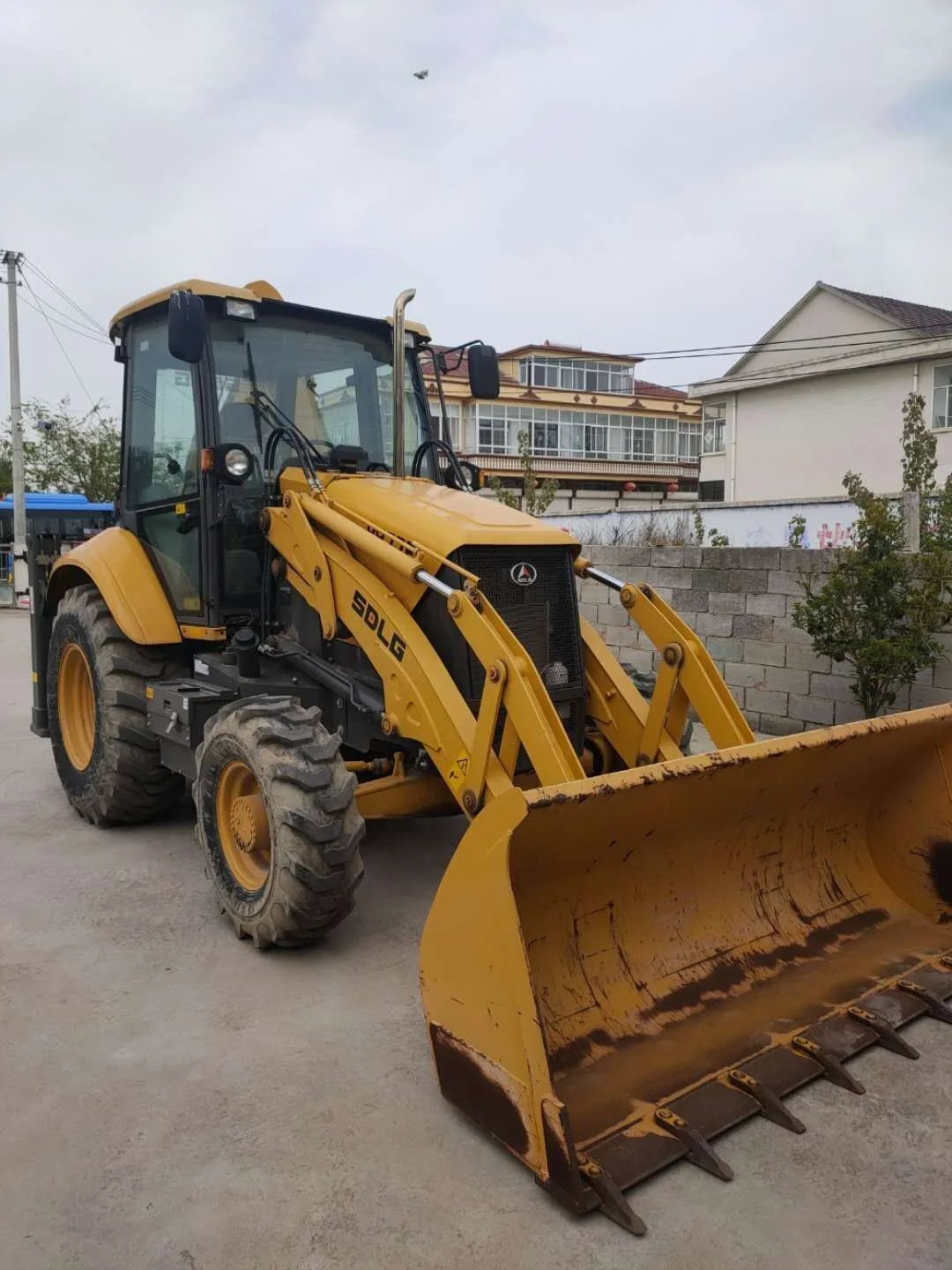 Good Condition Sdlg B877 Chinese Backhoe Loader Backhoe For Tractor