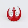 Classic Movie Wars of Star Series Brooch Rebel Alliance Badge Enamel Lapel Brooch Pins Fashion Movie Jewelry Accessories