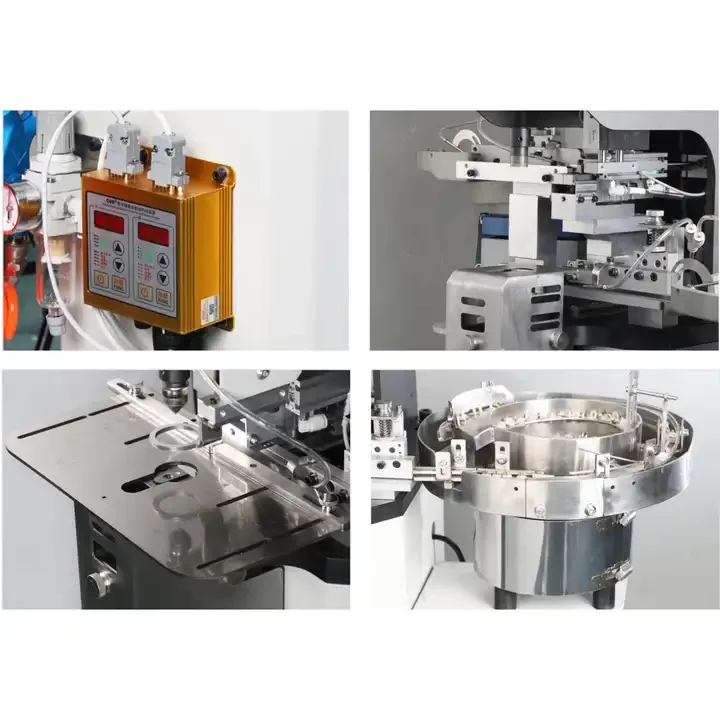 Electric Automatic Eyelet Buttonhole Snap Plastic Button Press Pressing