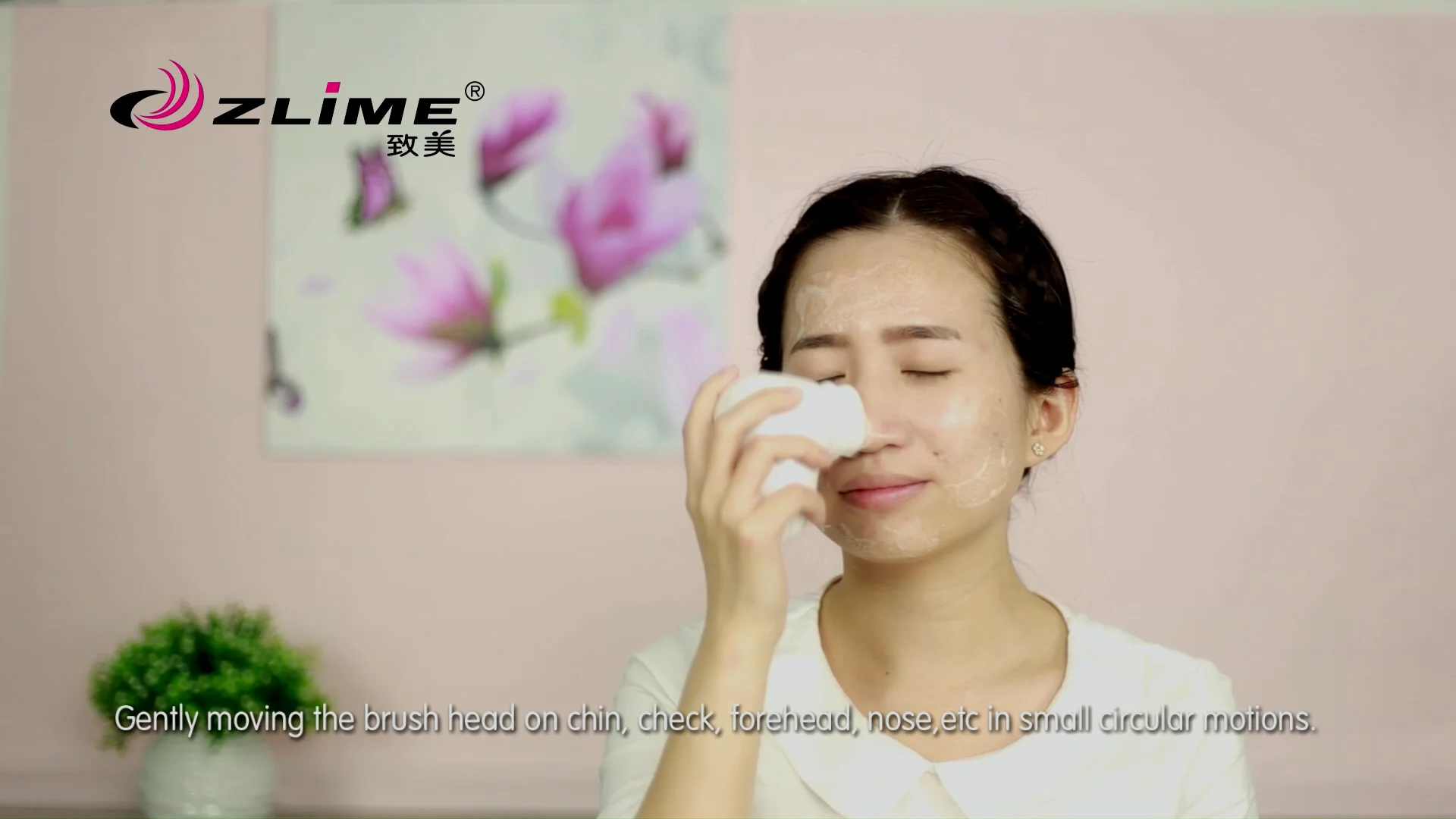 Korean Oem Electric Skin Care Face Cleanser Sonic Cleaning Scrub Wash