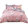 custom 70 gsm microfiber 100 % polyester printed bed sheet fabric for bedding set