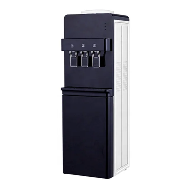 Modern Shiny Black Hot Cold And Room 3 Faucets Water Cooler With Modern Shiny Black Hot Cold And Room 3