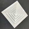 HVAC Drop Ceiling Louver Square 4 Way Blow Diffuser
