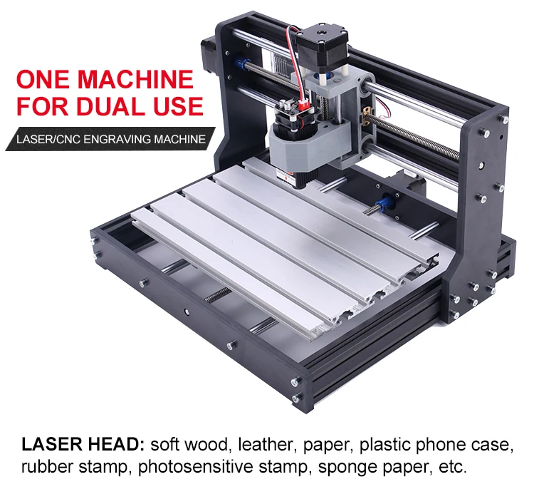 Cnc 3018 Pro 1w 2.5w 3w 5.5w Laser Router Engraving Machine With Grbl