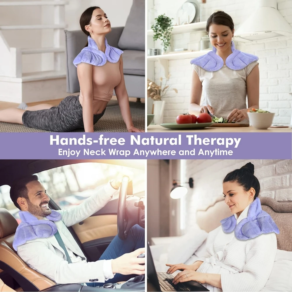 Microwave Heating Pad For Neck Shoulders And Back Pain Relief With