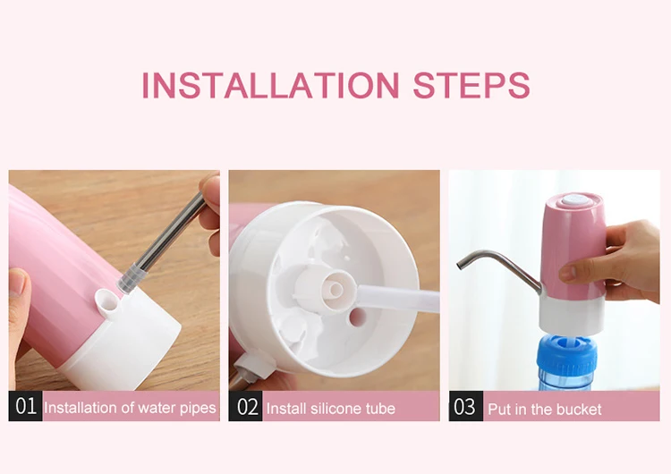 New Product Ideas 2019 Automatic Kitchen Utensils Portable USB Charging Electric Water Dispenser Mini Pumping Device