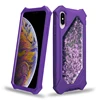 Drop Resistant 4 Corners Protective Case For iPhone X XR Max Bling Glitter Liquid Quicksand Back Cover Phone Case
