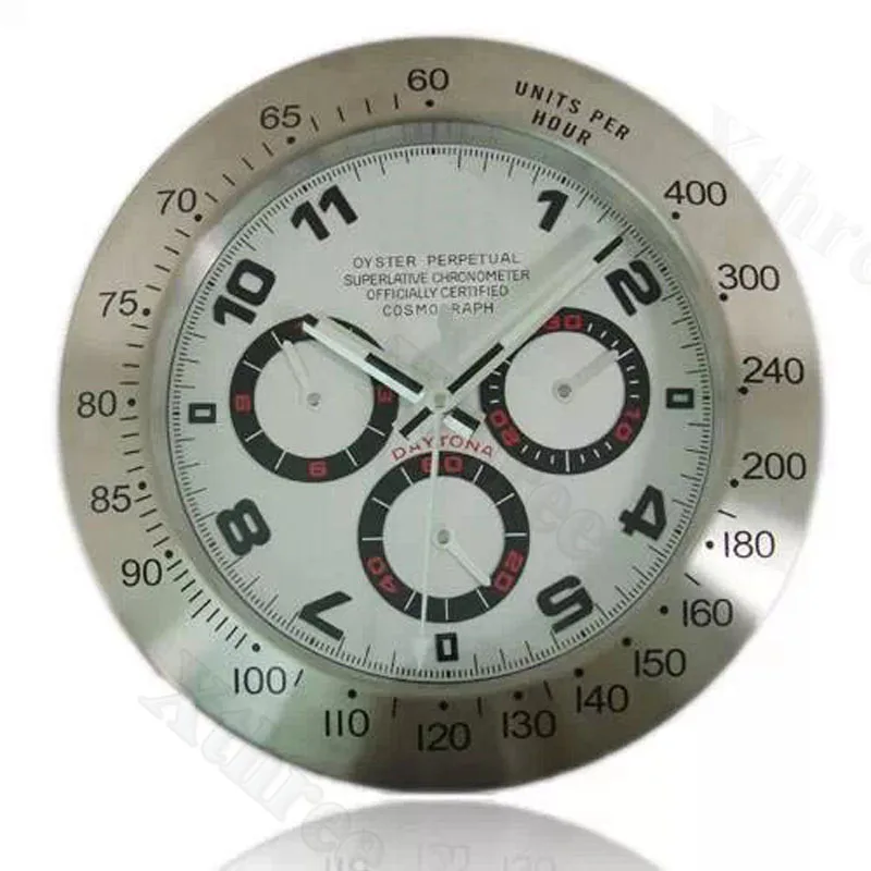 
Wholesale 14 Inch Stainless Steel Analog Quartz Clock Luxury Home Watch Decoration Wall 