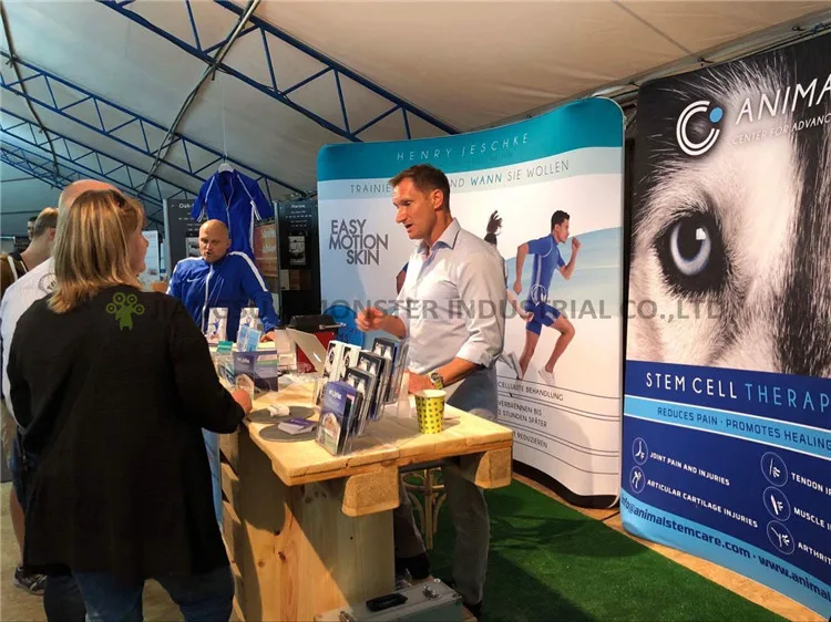 Portable 10x10 Exhibition Booth With Tv Stand Trade Show Booth Display