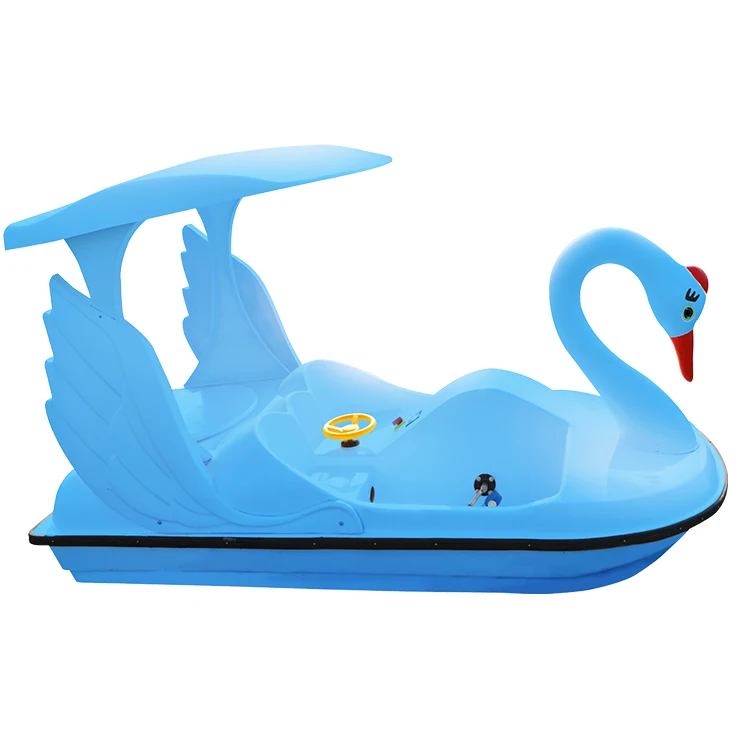 Paddle Boats Water Park Fiberglass Pedal Boat 2 Seater Boat For Sea