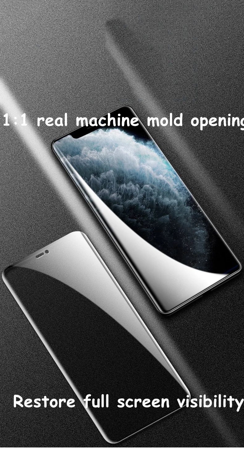 Anti scratch waterproof privacy screen protector for iphone 11