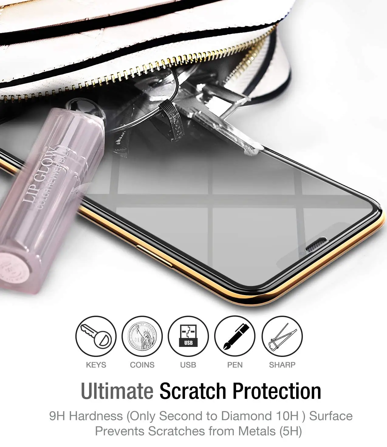 For iPhone Xs Max 11 Pro Max Screen Protector 3D Edge Premium Tempered Glass 9H Hardness Glass for iPhone Xs Max / 11 Pro Max