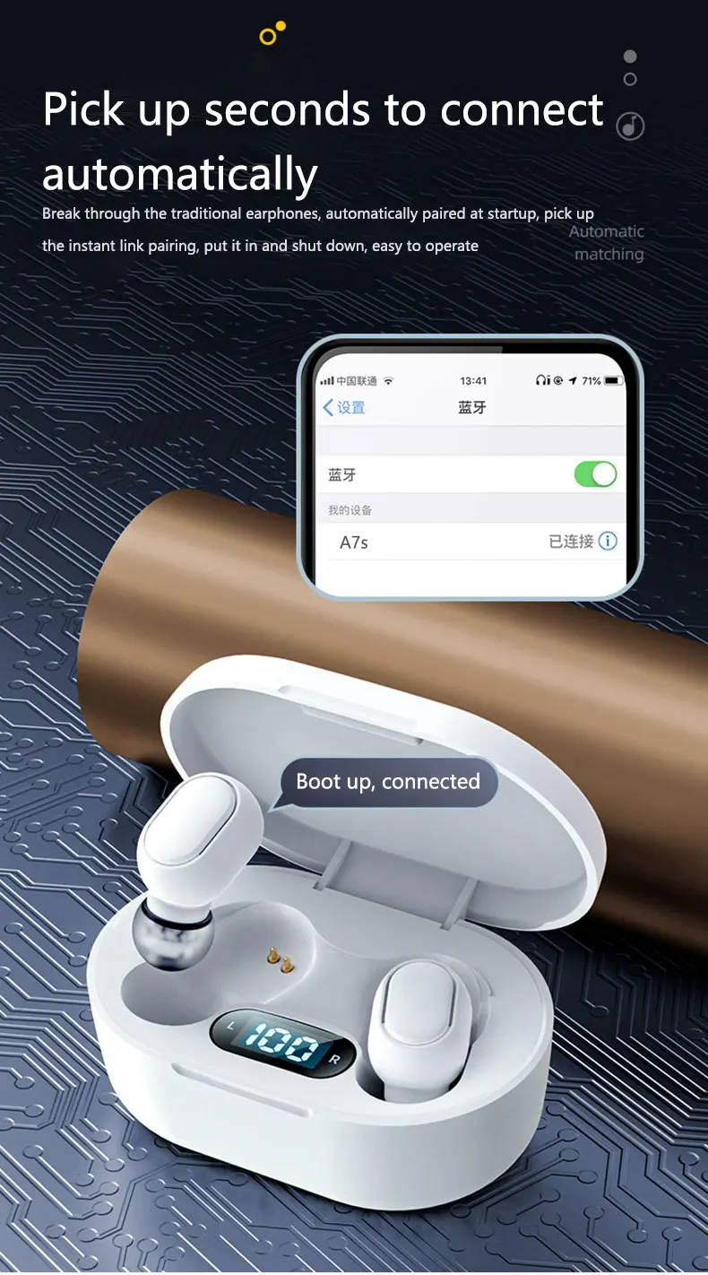 Wireless Earbuds 2020 New Product Amazon Top Seller Wireless Earphone Led Display Headset Factory Wholesale Bluetooth Earphone