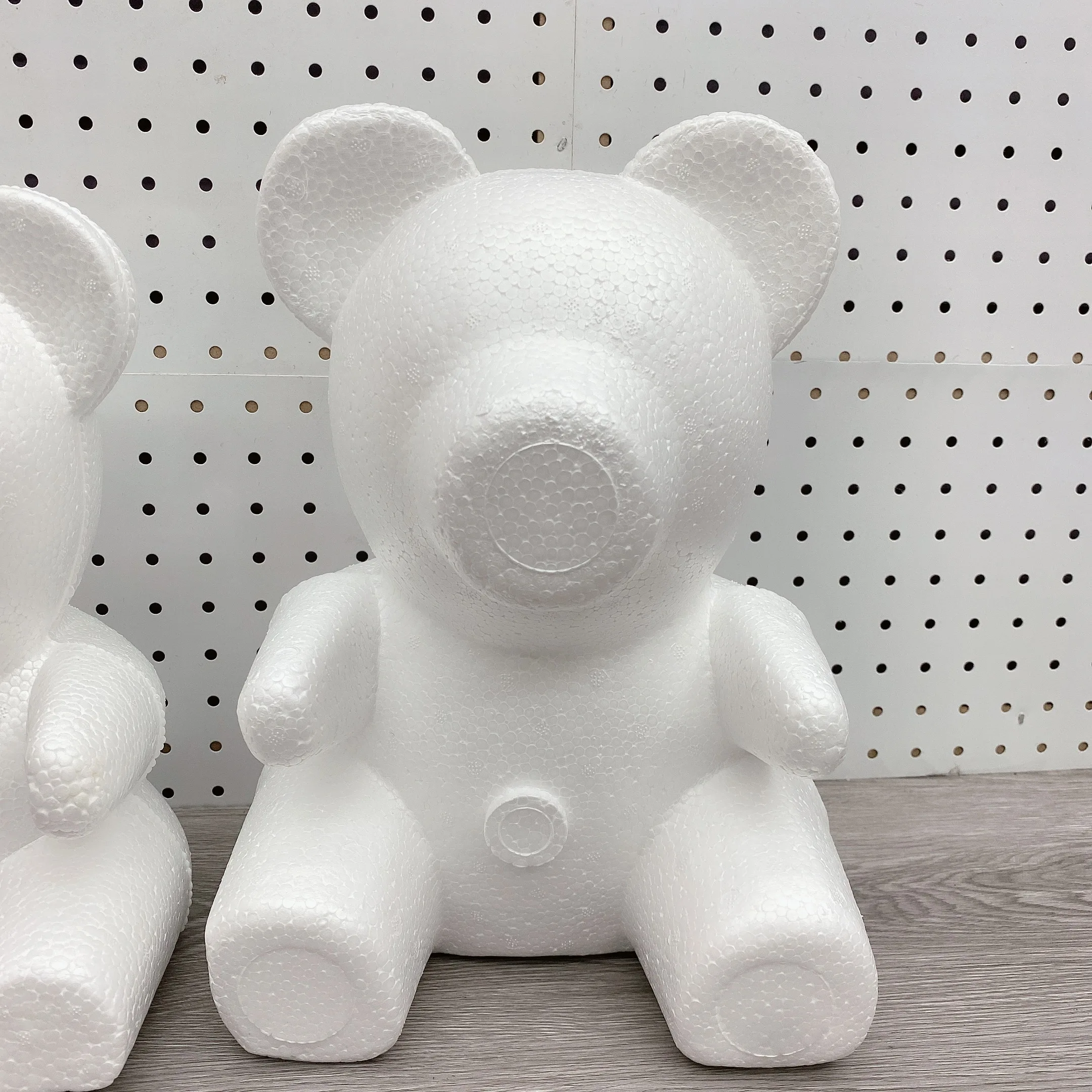 styrofoam teddy bears