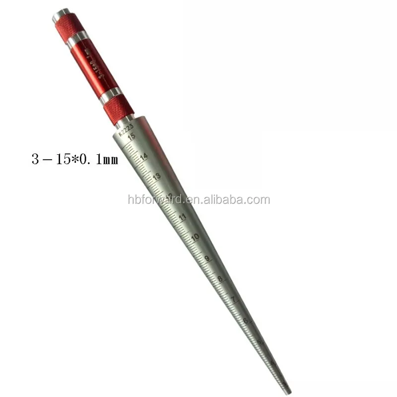 B Blesiya Inner Diameter of Cone Taper Conical Feeler Gauge Aperture Taper 1-6.5mm 