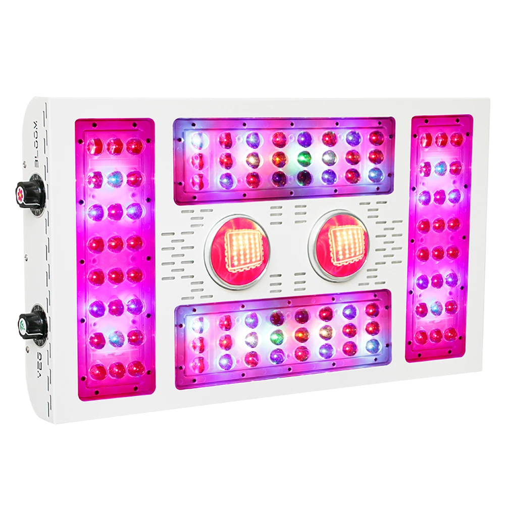 US Free Shipping MaxBloom X6 Plus commercial led grow light 12 band UV IR flowering greenhouse horticulture 600w led grow light